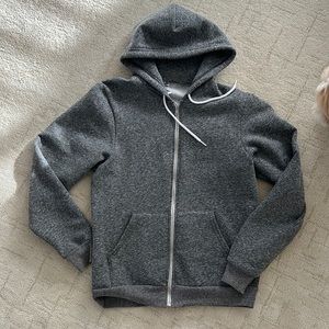 Never worn American apparel zip up hoodie